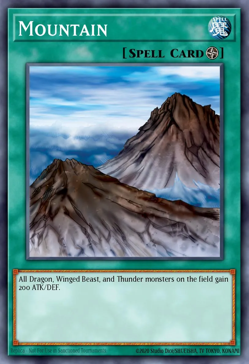 Mountain · Legend of Blue Eyes White Dragon (25th Anniversary Edition) 50913601/14