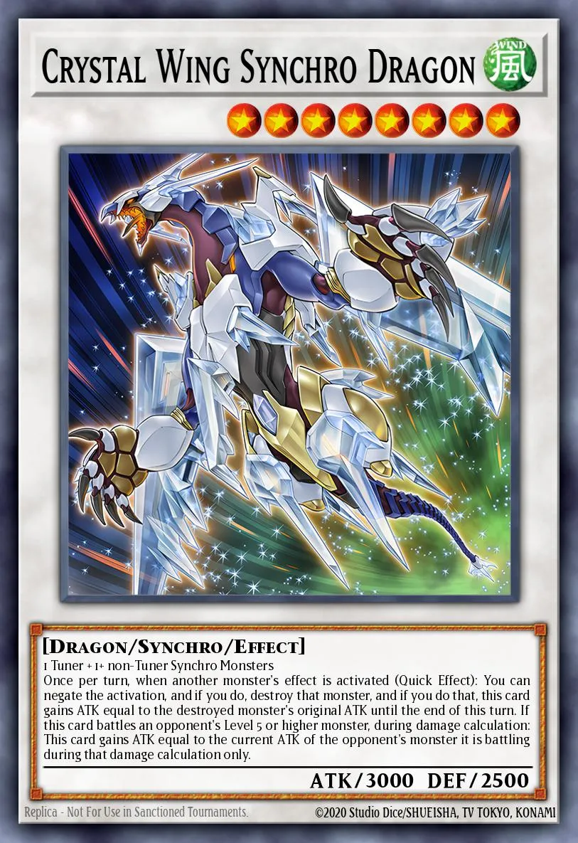 Crystal Wing Synchro Dragon · Shining Victories: Special Edition 50954680/4