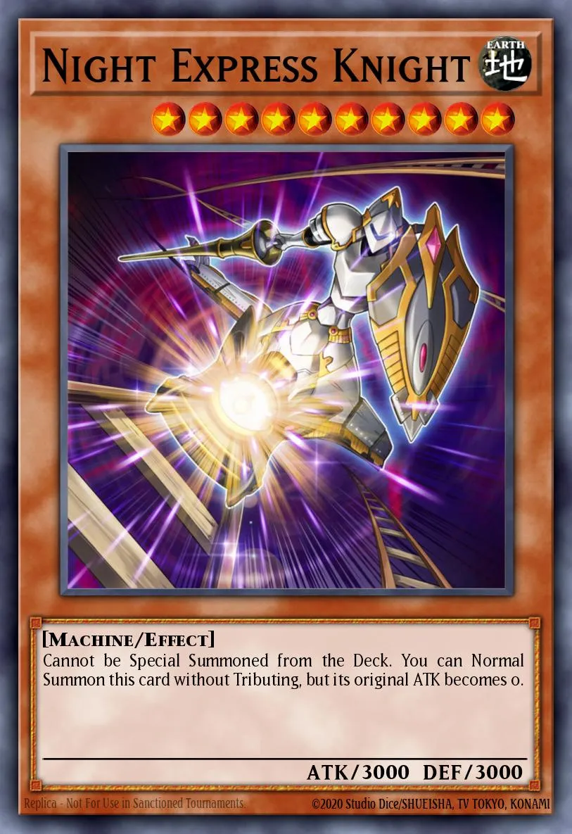Night Express Knight · Yu-Gi-Oh! ZEXAL World Duel Carnival promotional cards 51126152/3