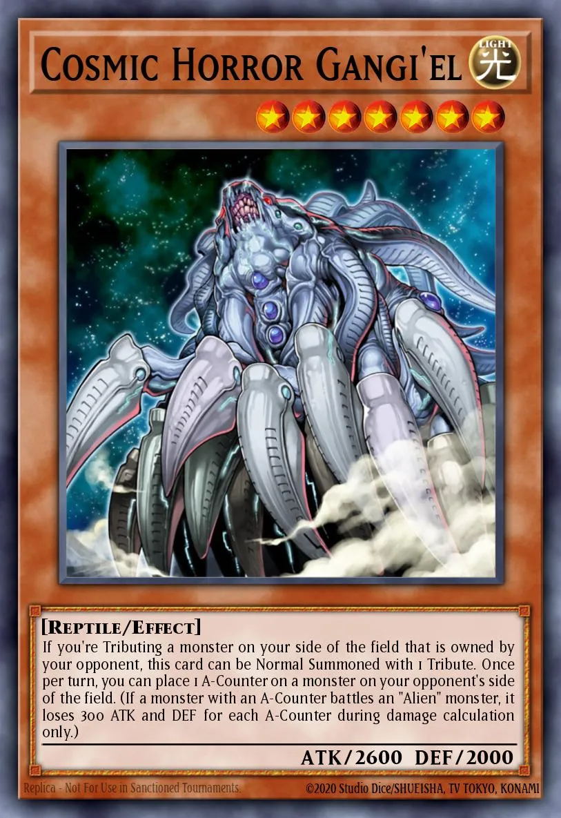Cosmic Horror Gangi'el · Power of the Duelist 51192573/60