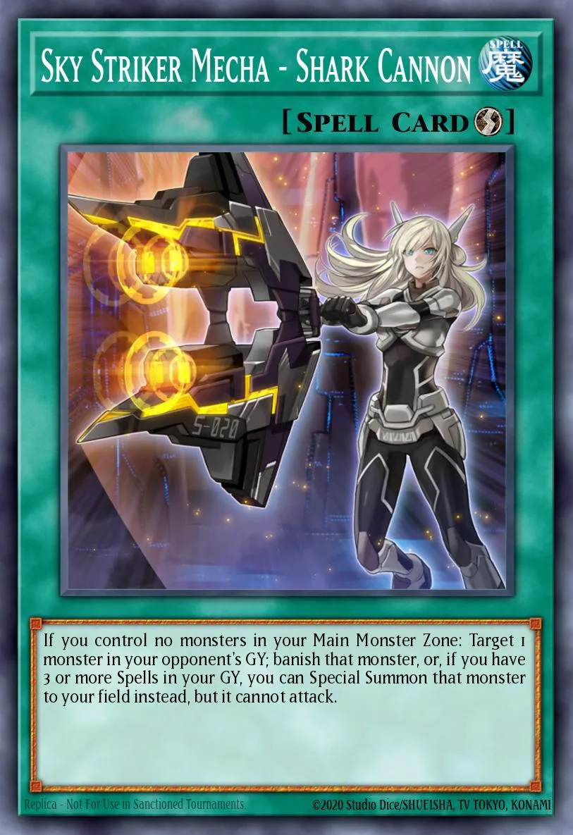 Sky Striker Mecha - Shark Cannon · Dark Saviors 51227866/60