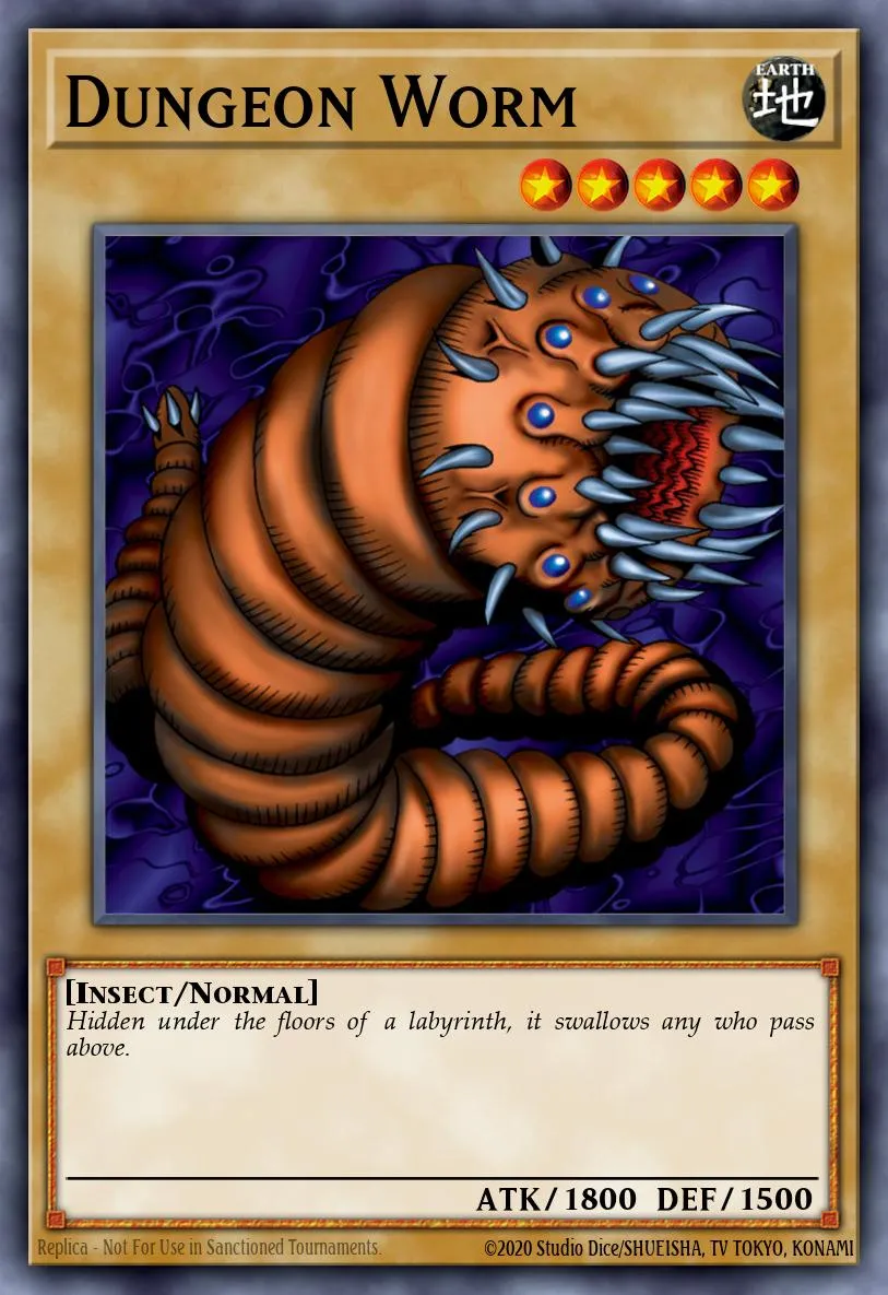 Dungeon Worm · McDonald's Promotional Cards 2 51228280/20