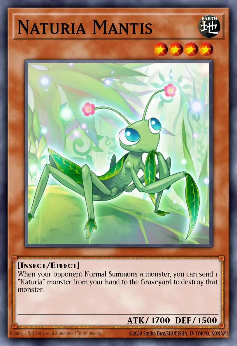 Naturia Mantis · Duel Terminal 4 51254980/100