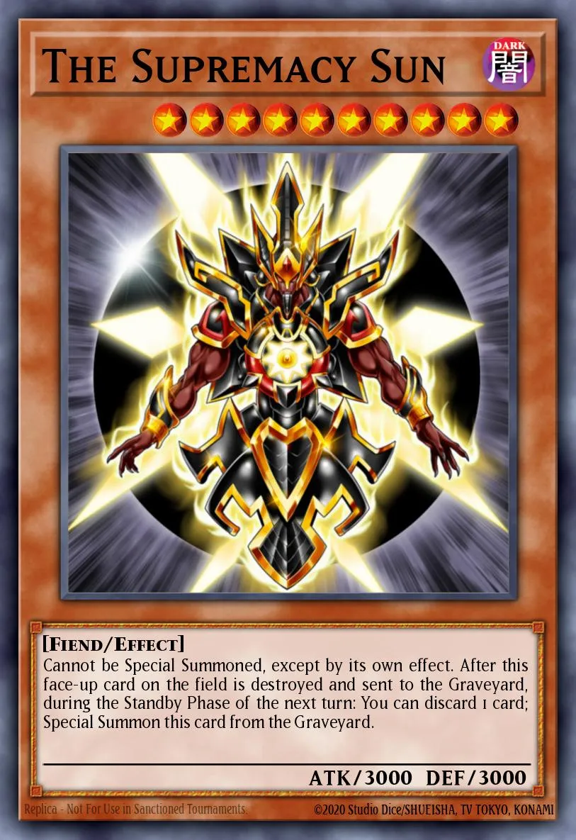 The Supremacy Sun · Duelist League 16 participation cards 51402908/20