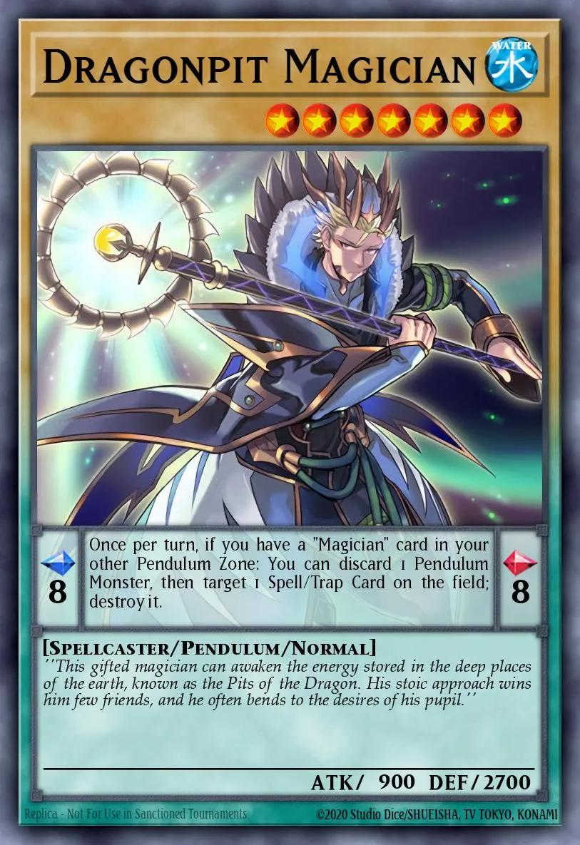 Dragonpit Magician · Master of Pendulum Structure Deck 51531505/43