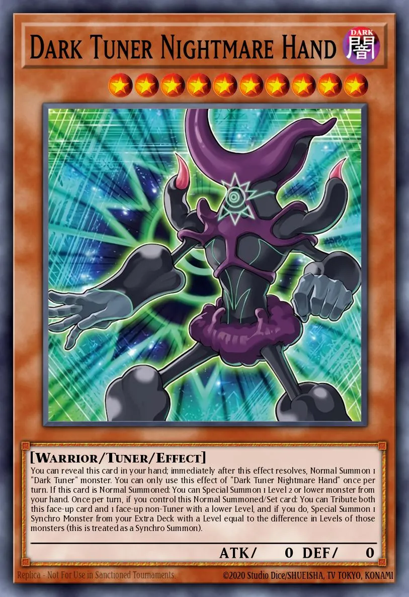 Dark Tuner Nightmare Hand · Yu-Gi-Oh (No Set) 51546708