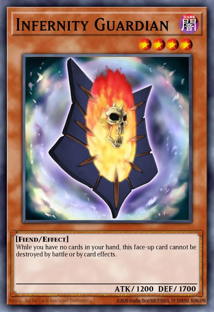 Infernity Guardian · Yu-Gi-Oh! 5D's World Championship 2009: Stardust Accelerator promotional cards 51566770/1