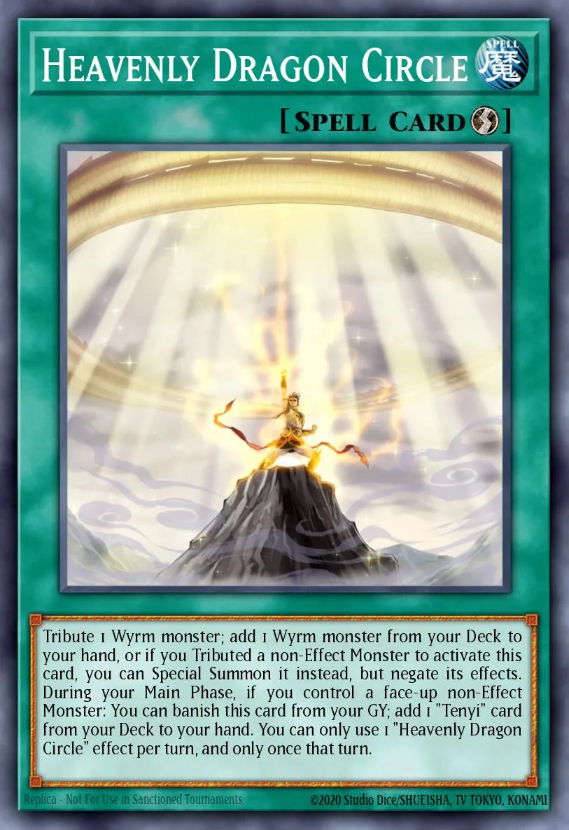 Heavenly Dragon Circle · Rise of the Duelist Premiere! promotional card 51684157/1