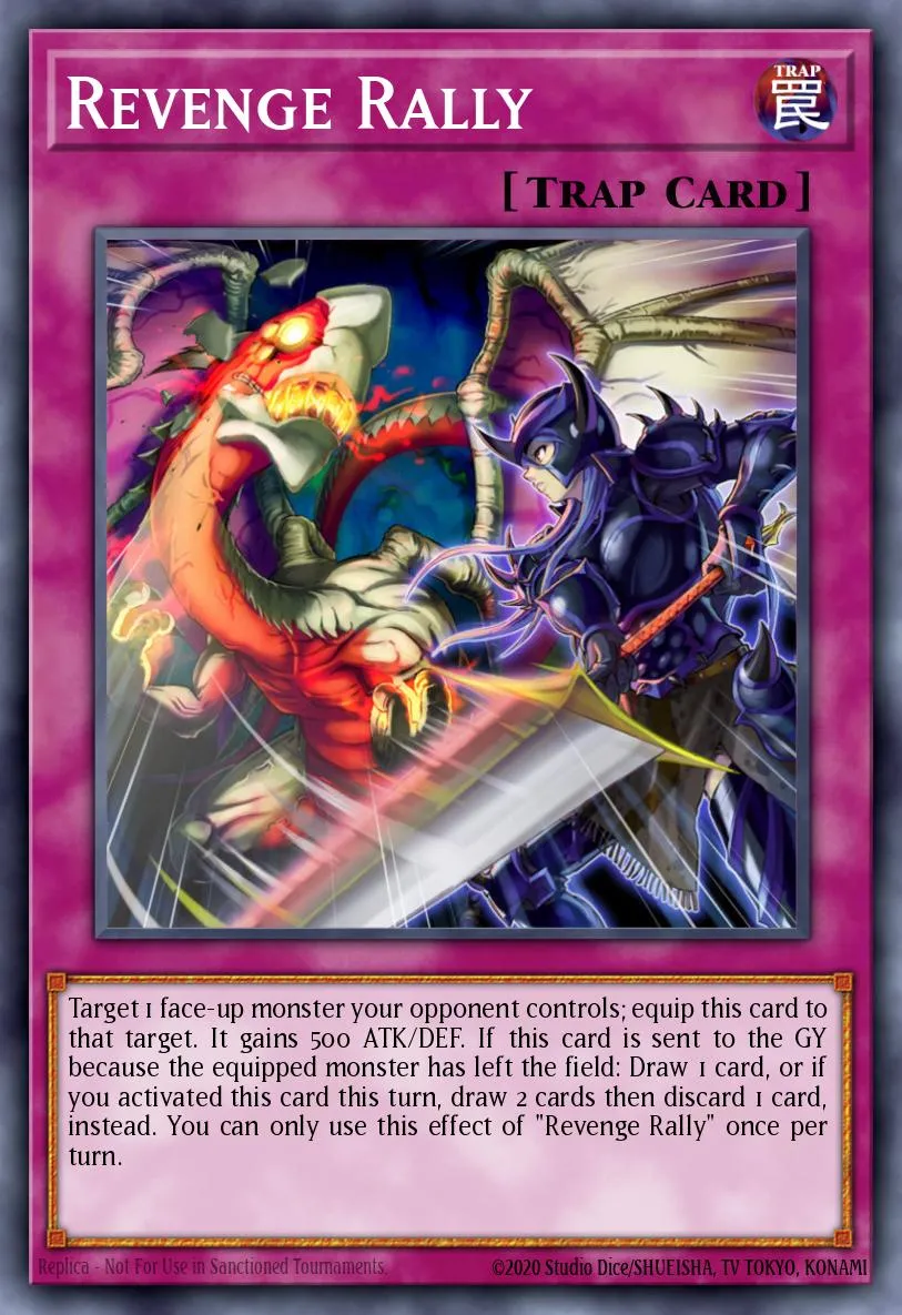 Revenge Rally · Rise of the Duelist Premiere! promotional card 51686645/1