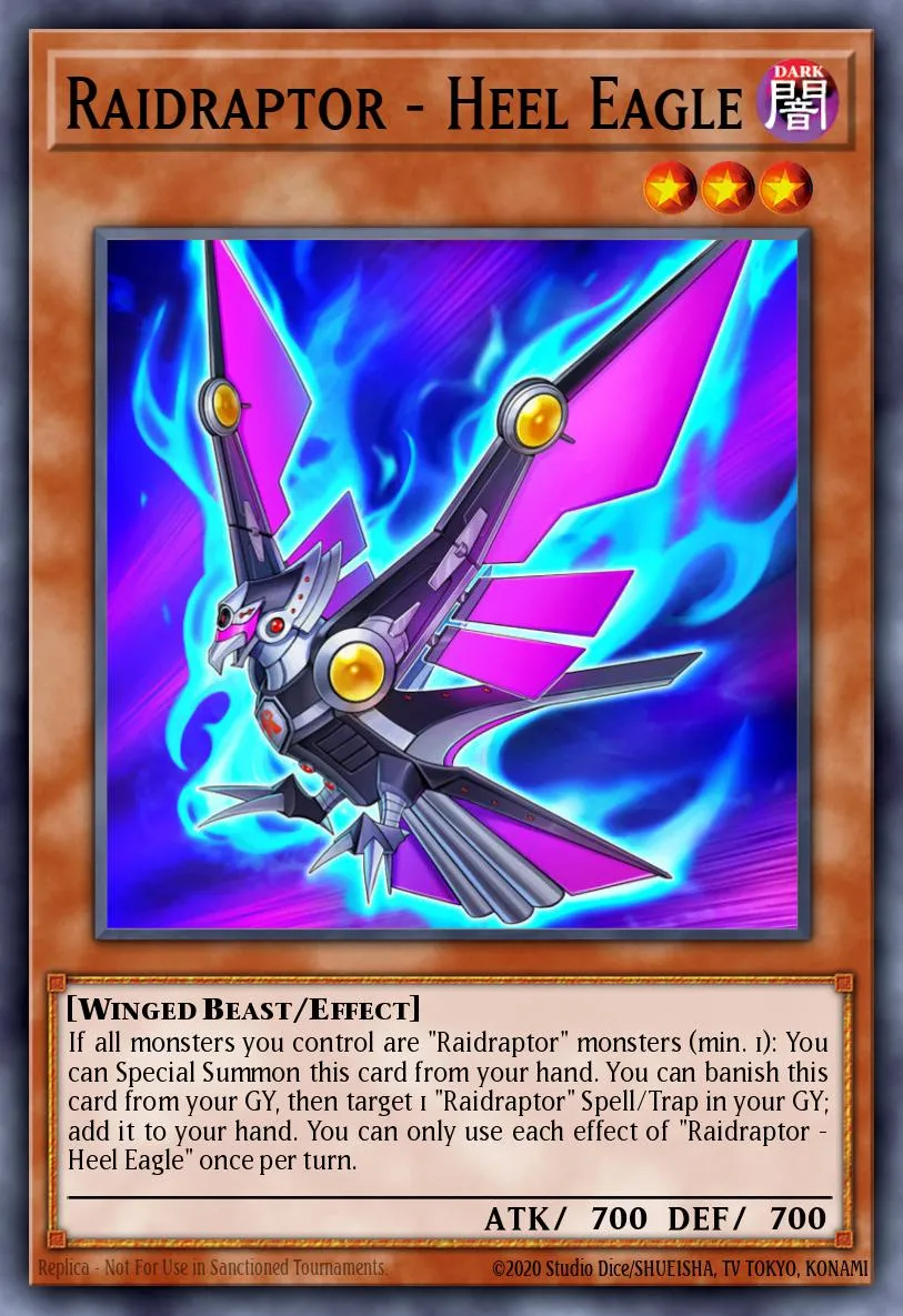 Raidraptor - Heel Eagle · Phantom Rage Premiere! promotional card 51933043/1
