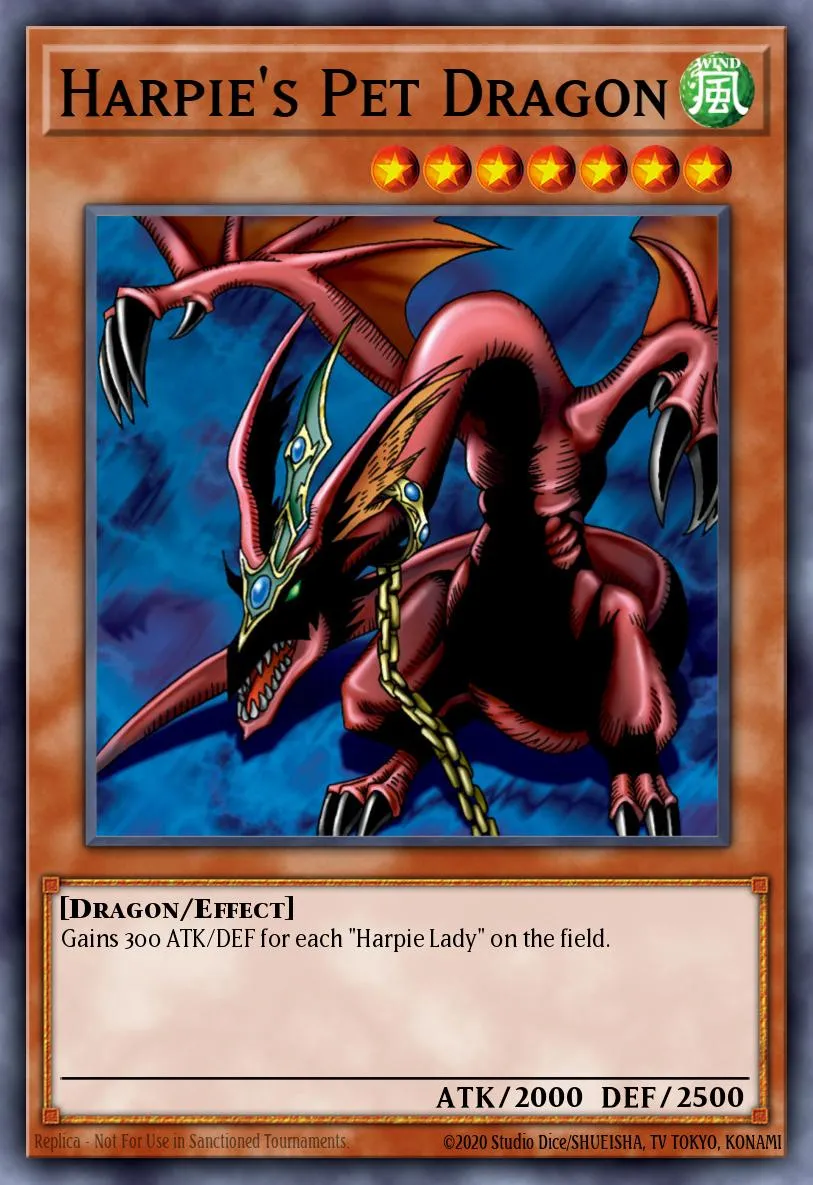 Harpie's Pet Dragon · Yu-Gi-Oh! Forbidden Memories promotional cards 52040216/3