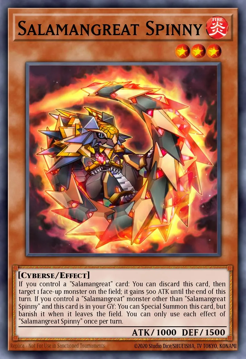 Salamangreat Spinny · Structure Deck: Soulburner 52277807/45