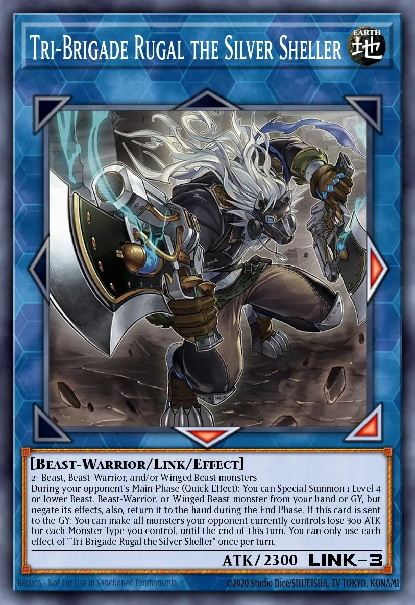 Tri-Brigade Rugal the Silver Sheller · Phantom Rage Premiere! promotional card 52331012/1