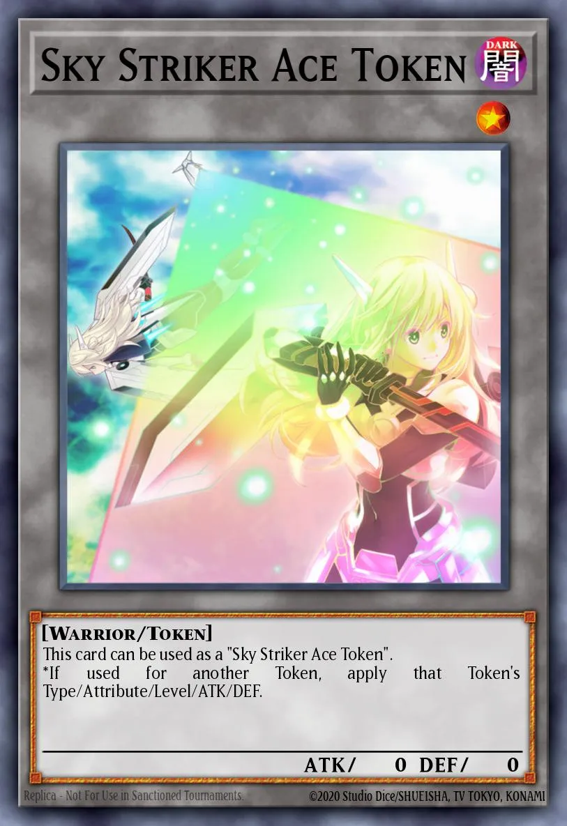 Sky Striker Ace Token · OTS Tournament Pack 8 (POR) 52340445/36