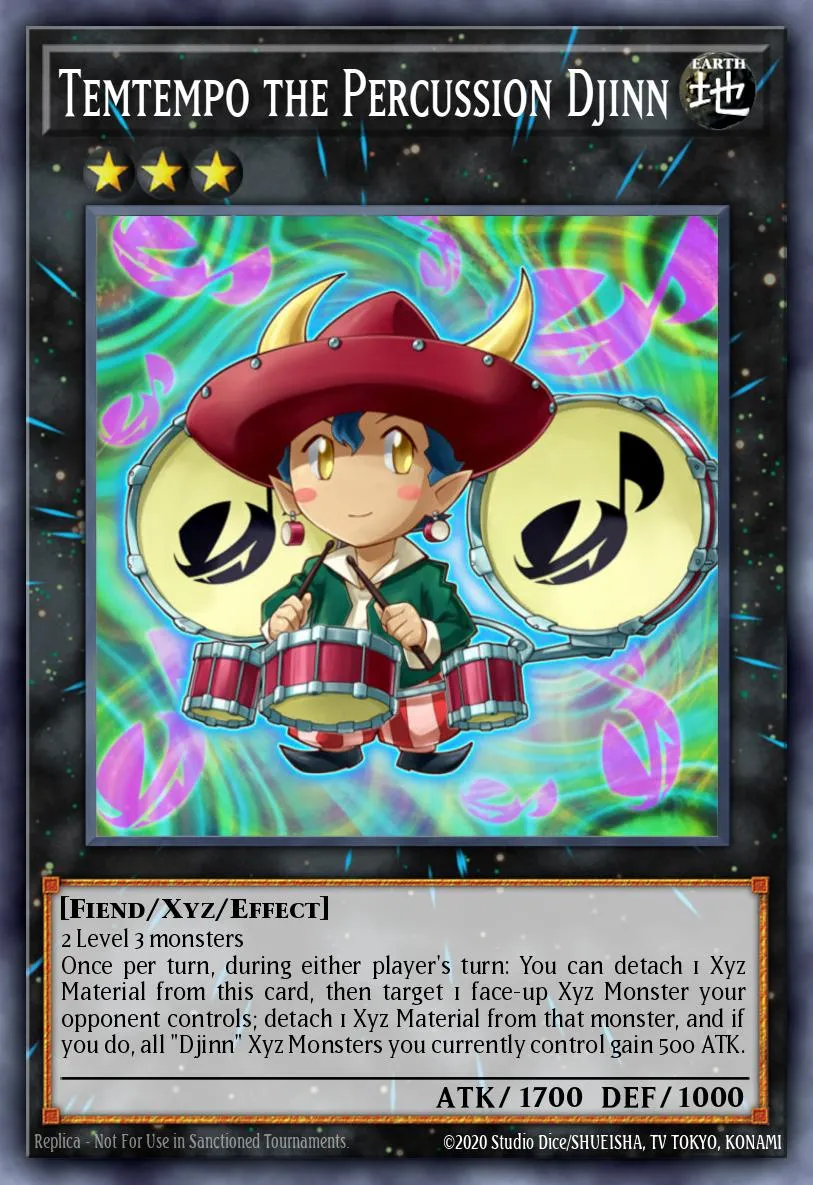 Temtempo the Percussion Djinn · Starter Deck: Xyz Symphony 52558805/43