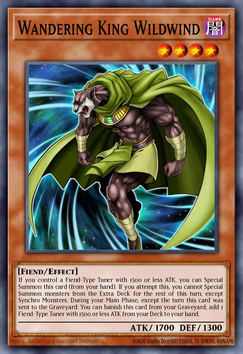 Wandering King Wildwind · Duelist Saga 52589809/100