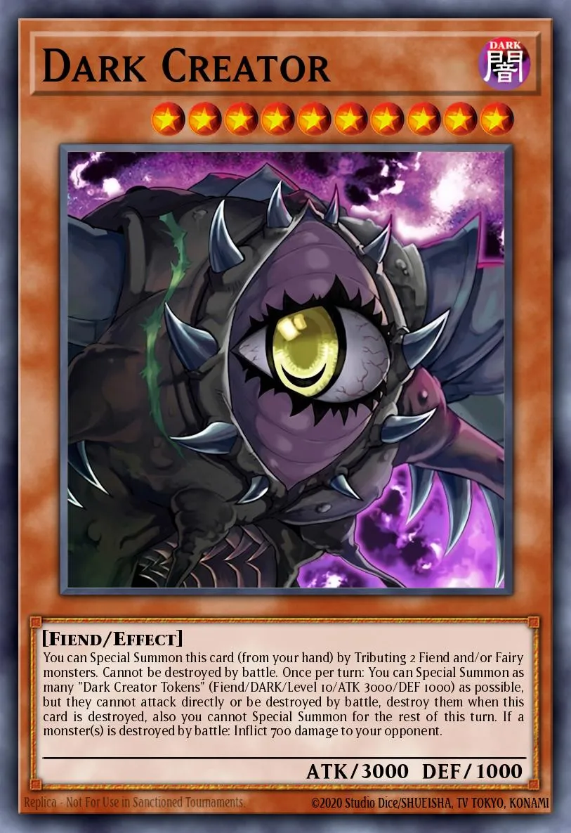 Dark Creator · Yu-Gi-Oh (No Set) 52768390