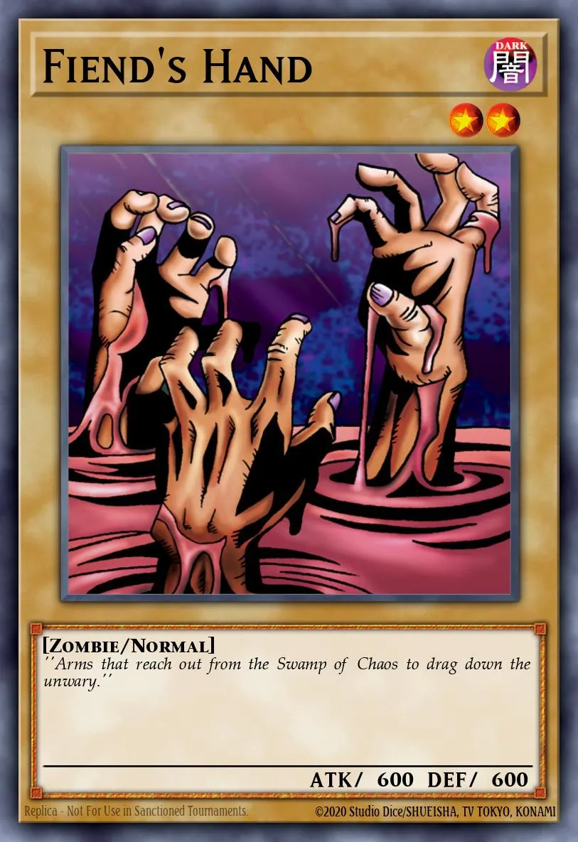 Fiend's Hand · Yu-Gi-Oh (No Set) 52800428