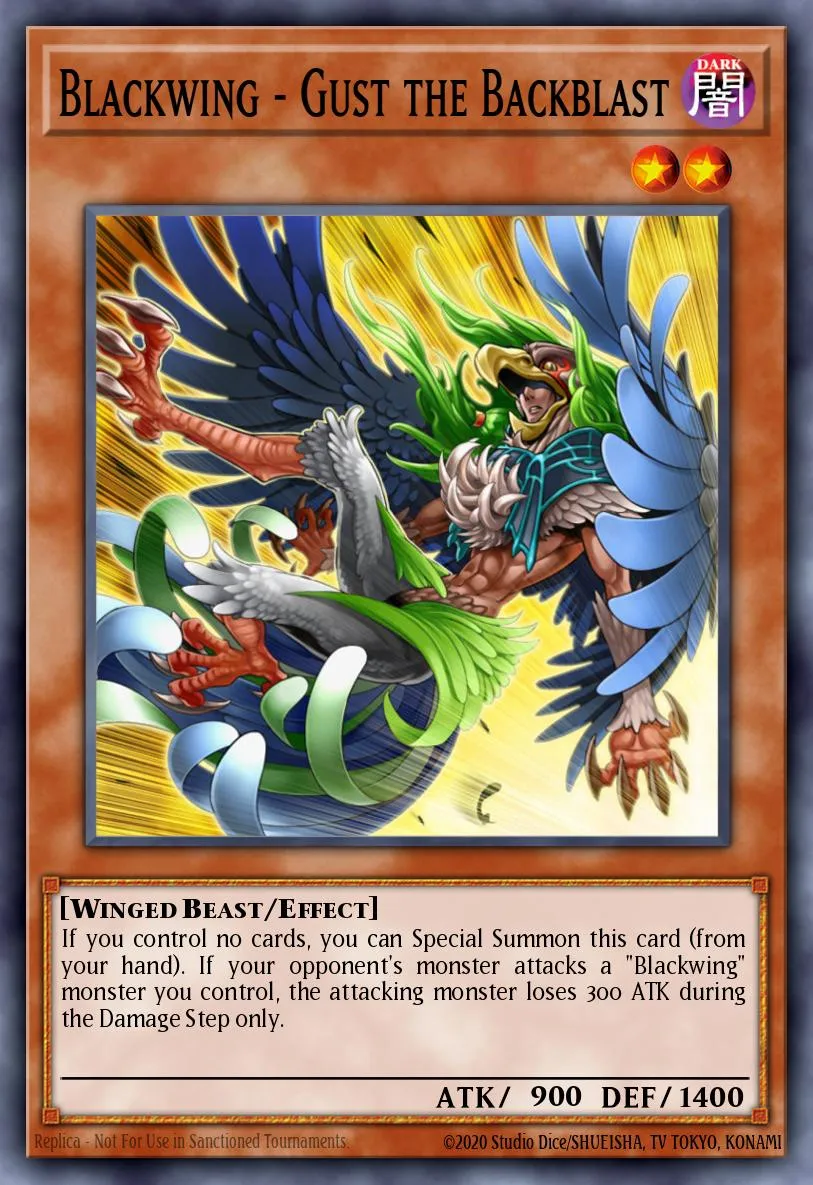 Blackwing - Gust the Backblast · The Shining Darkness Sneak Peek Participation Card 52869807/1