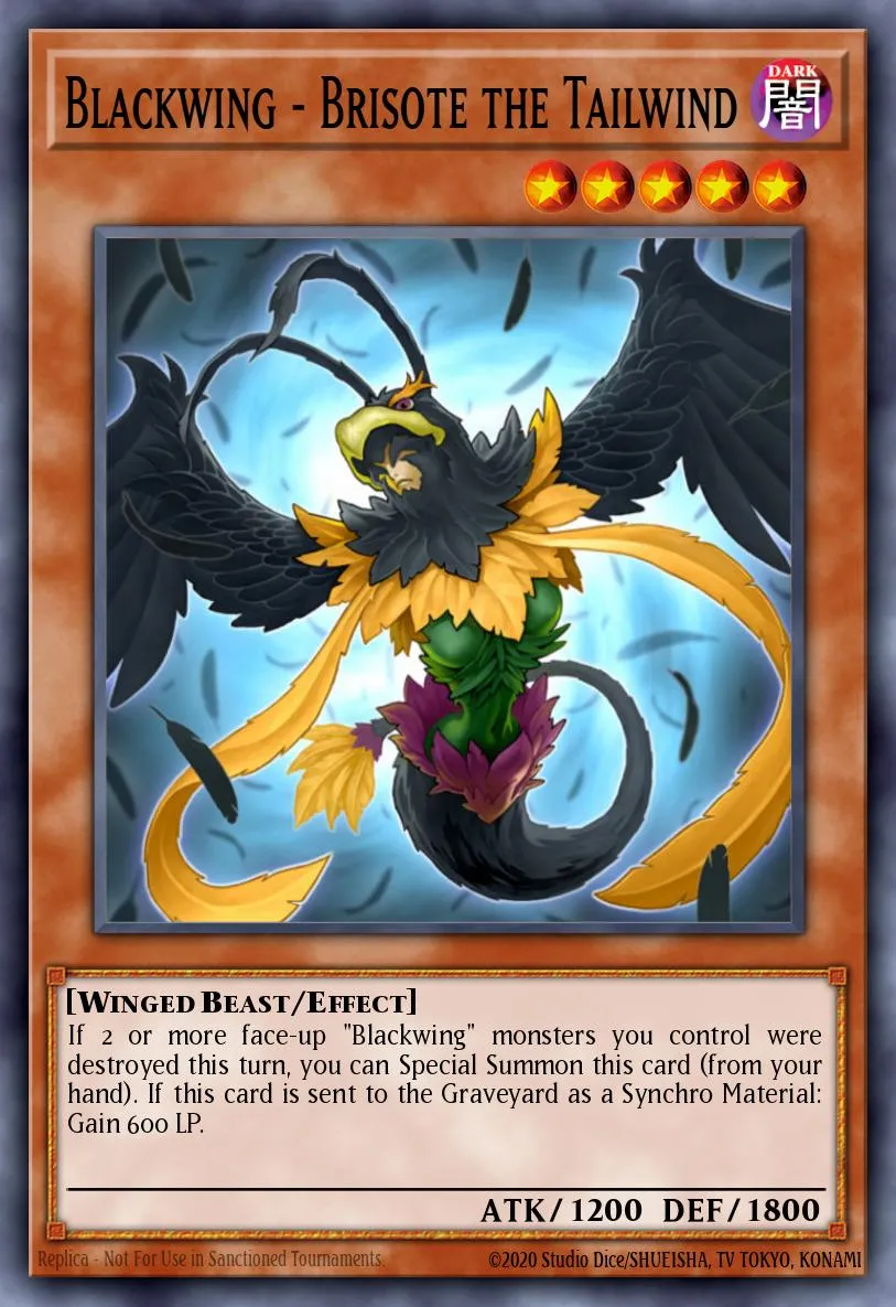 Blackwing - Brisote the Tailwind · Storm of Ragnarok: Special Edition 52900379/2