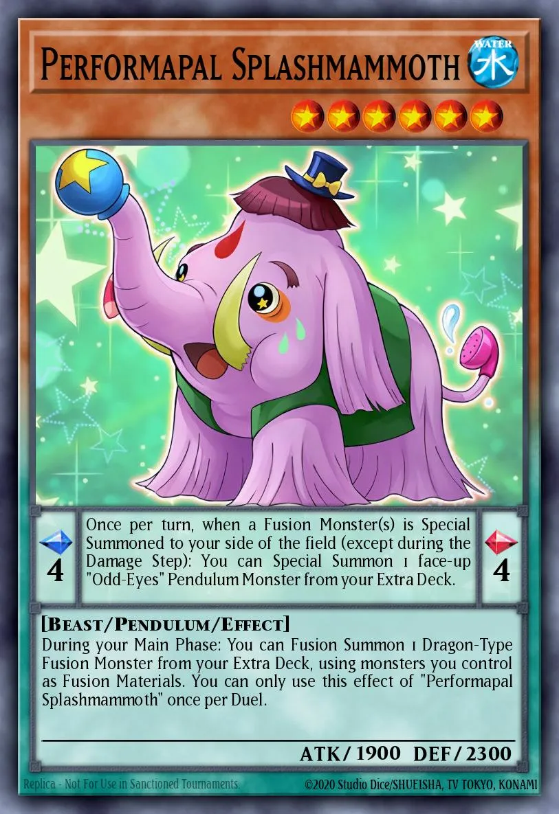 Performapal Splashmammoth · Dimension of Chaos: Special Edition 52963531/4