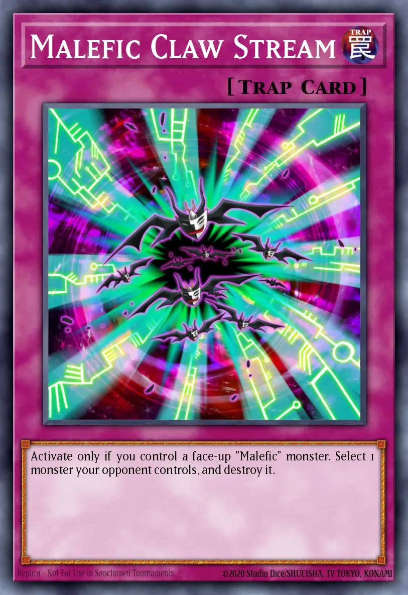 Malefic Claw Stream · Yu-Gi-Oh! 3D Bonds Beyond Time Movie Pack 53063039/9