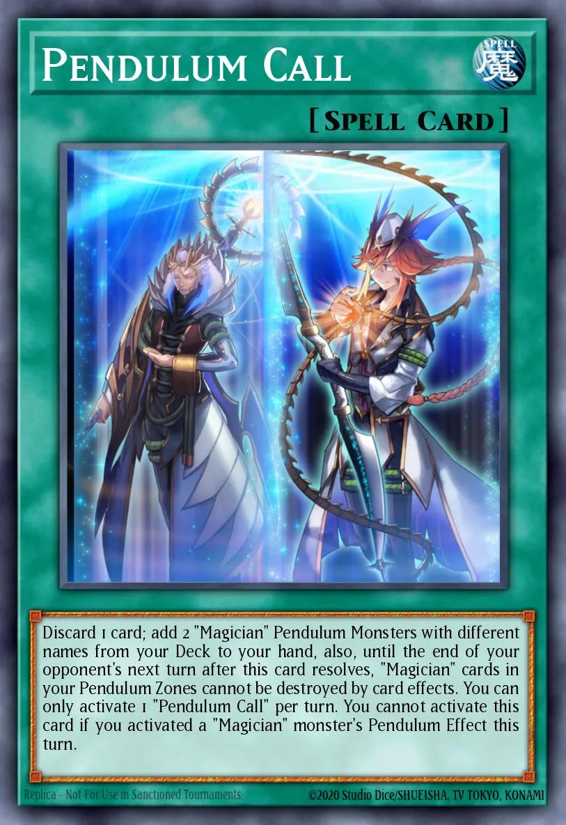 Pendulum Call · Master of Pendulum Structure Deck 53208660/43