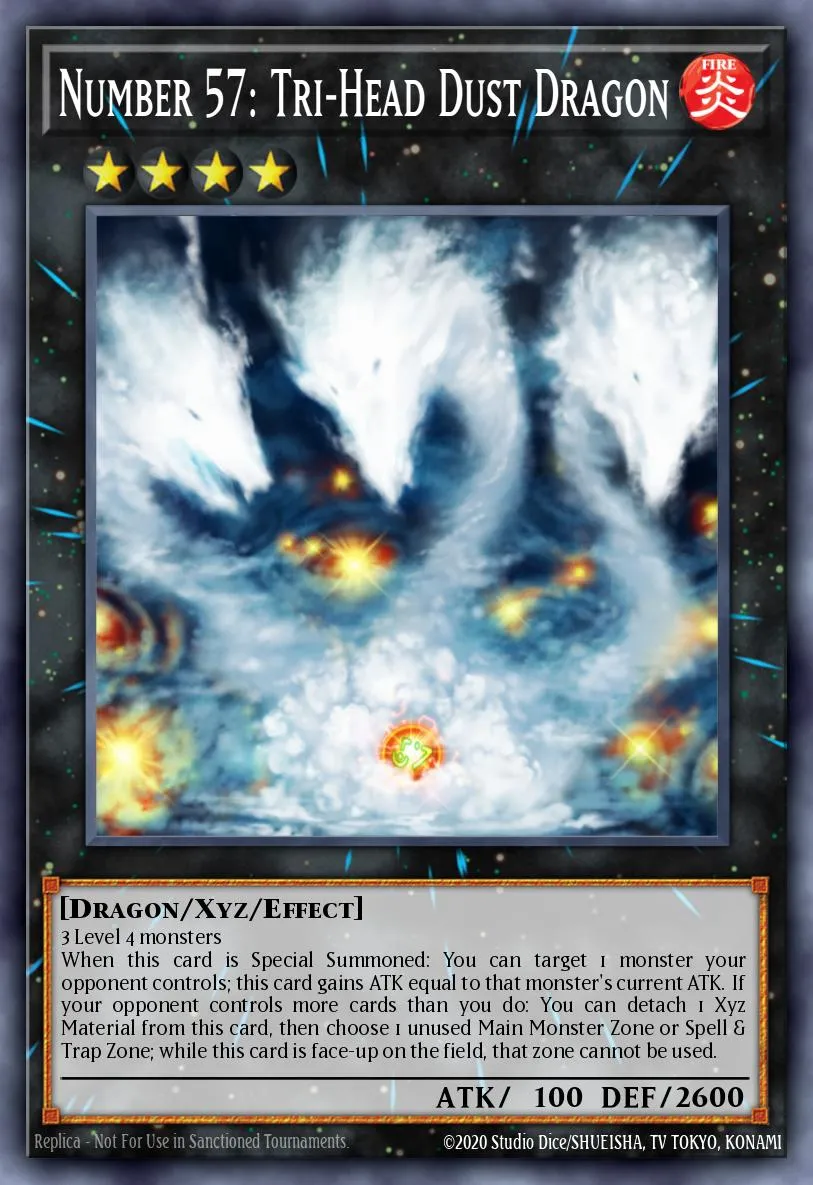 Number 57: Tri-Head Dust Dragon · Number Hunters 53244294/60