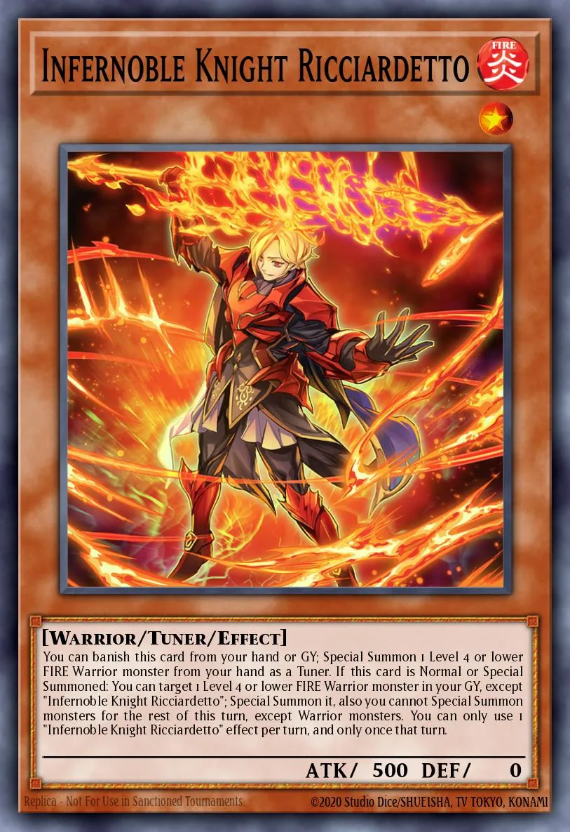 Infernoble Knight Ricciardetto · Duelist Nexus 53404966/99