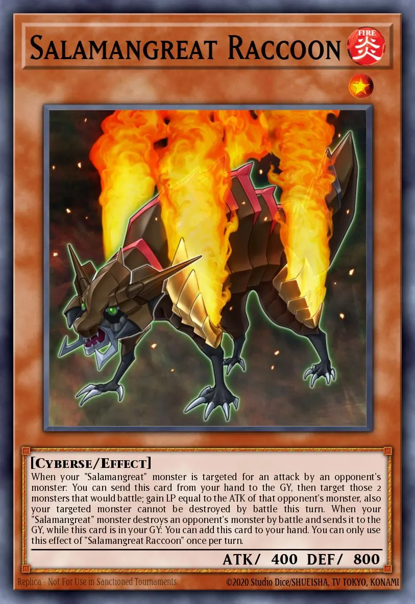 Salamangreat Raccoon · Structure Deck: Soulburner 53490455/45