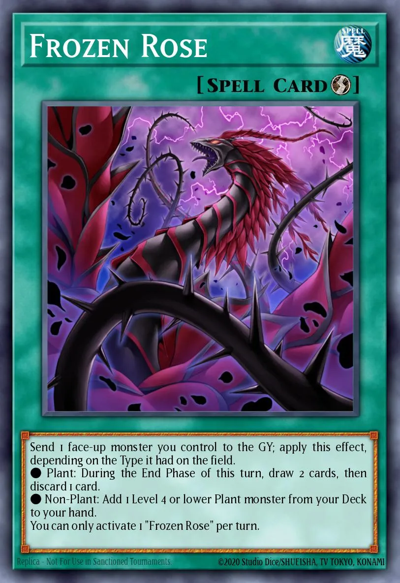 Frozen Rose · Legendary Duelists: Sisters of the Rose 53503015/56