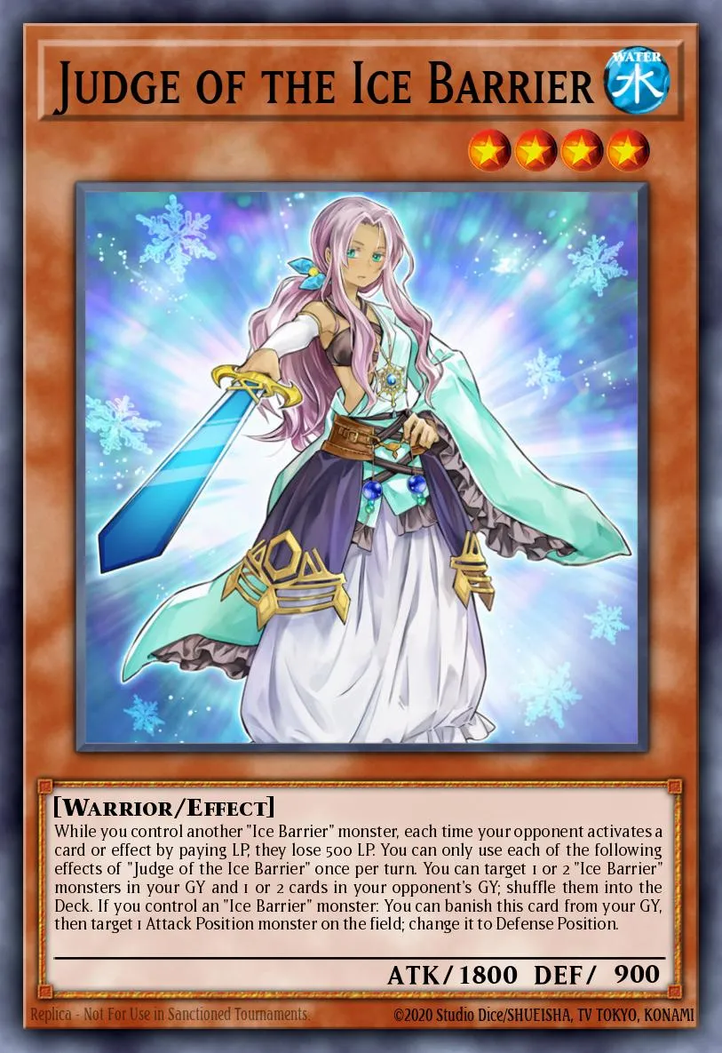 Judge of the Ice Barrier · Lightning Overdrive Premiere! promotional card 53535814/1