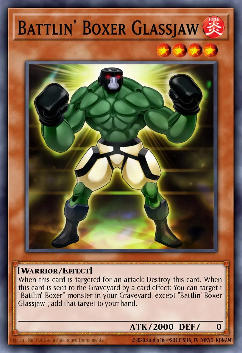 Battlin' Boxer Glassjaw · Lord of the Tachyon Galaxy Sneak Peek Participation Card 5361647/1