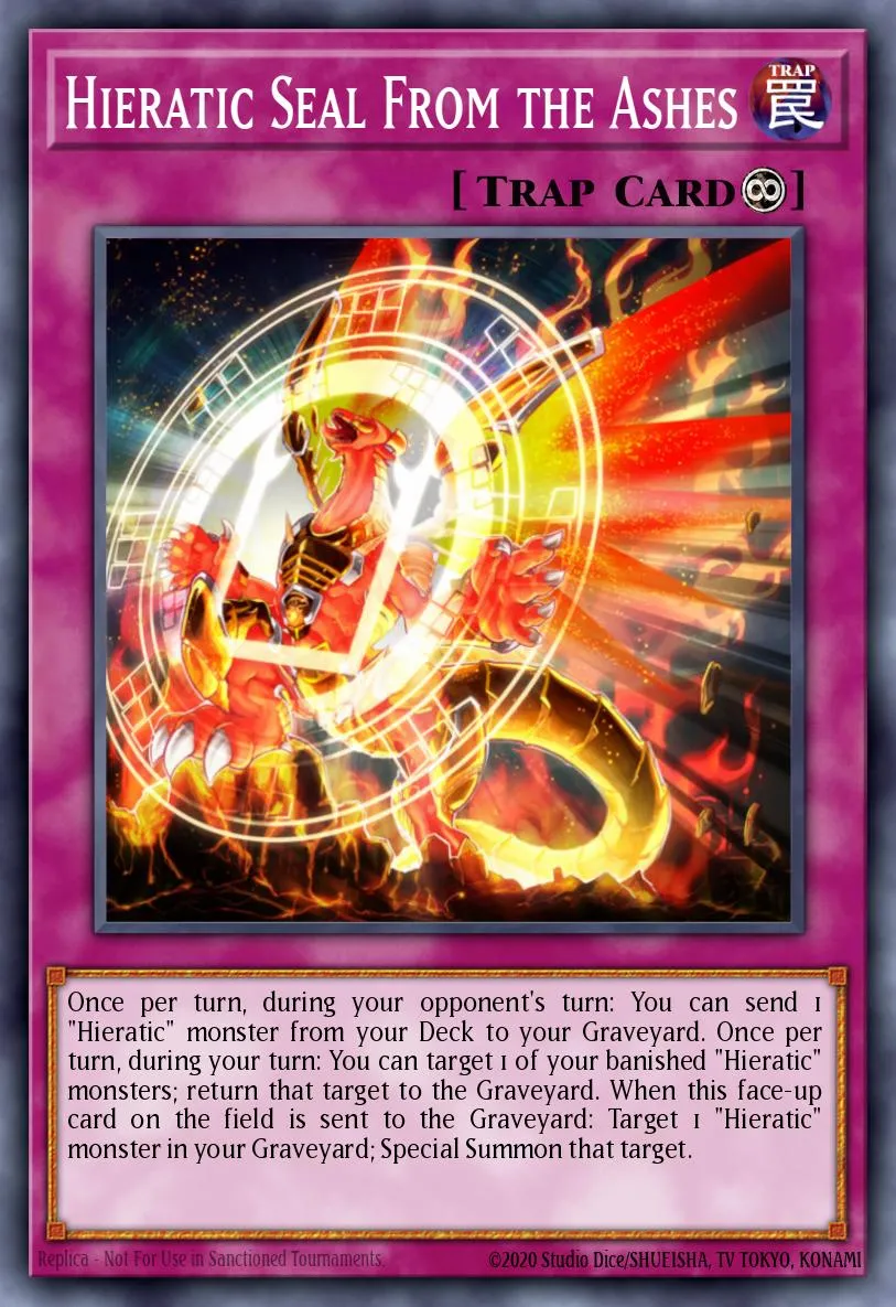 Hieratic Seal From the Ashes · Galactic Overlord Sneak Peek Participation Card 53670497/1