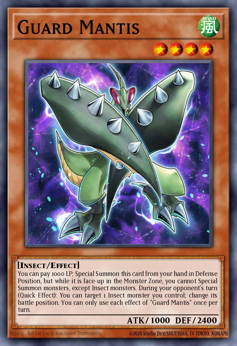 Guard Mantis · Battles of Legend: Monstrous Revenge 53754104/104
