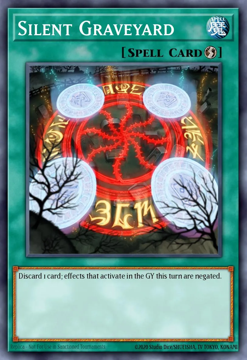 Silent Graveyard · The Shining Darkness Sneak Peek Participation Card 53778229/1
