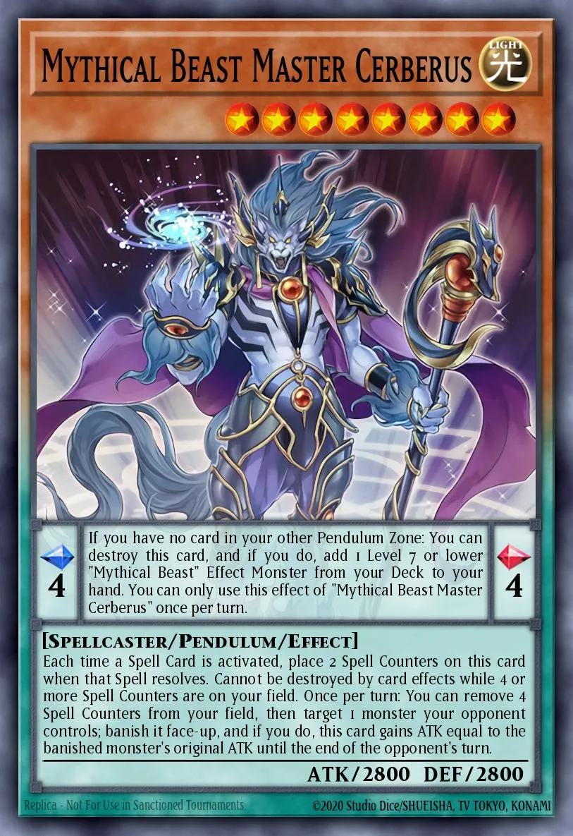 Mythical Beast Master Cerberus · Extreme Force Special Edition 53842431/4