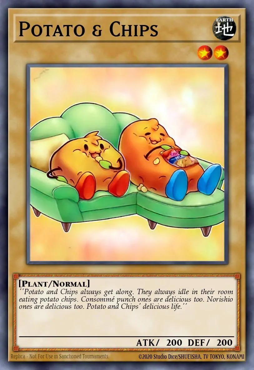 Potato & Chips · Yu-Gi-Oh (No Set) 54112932
