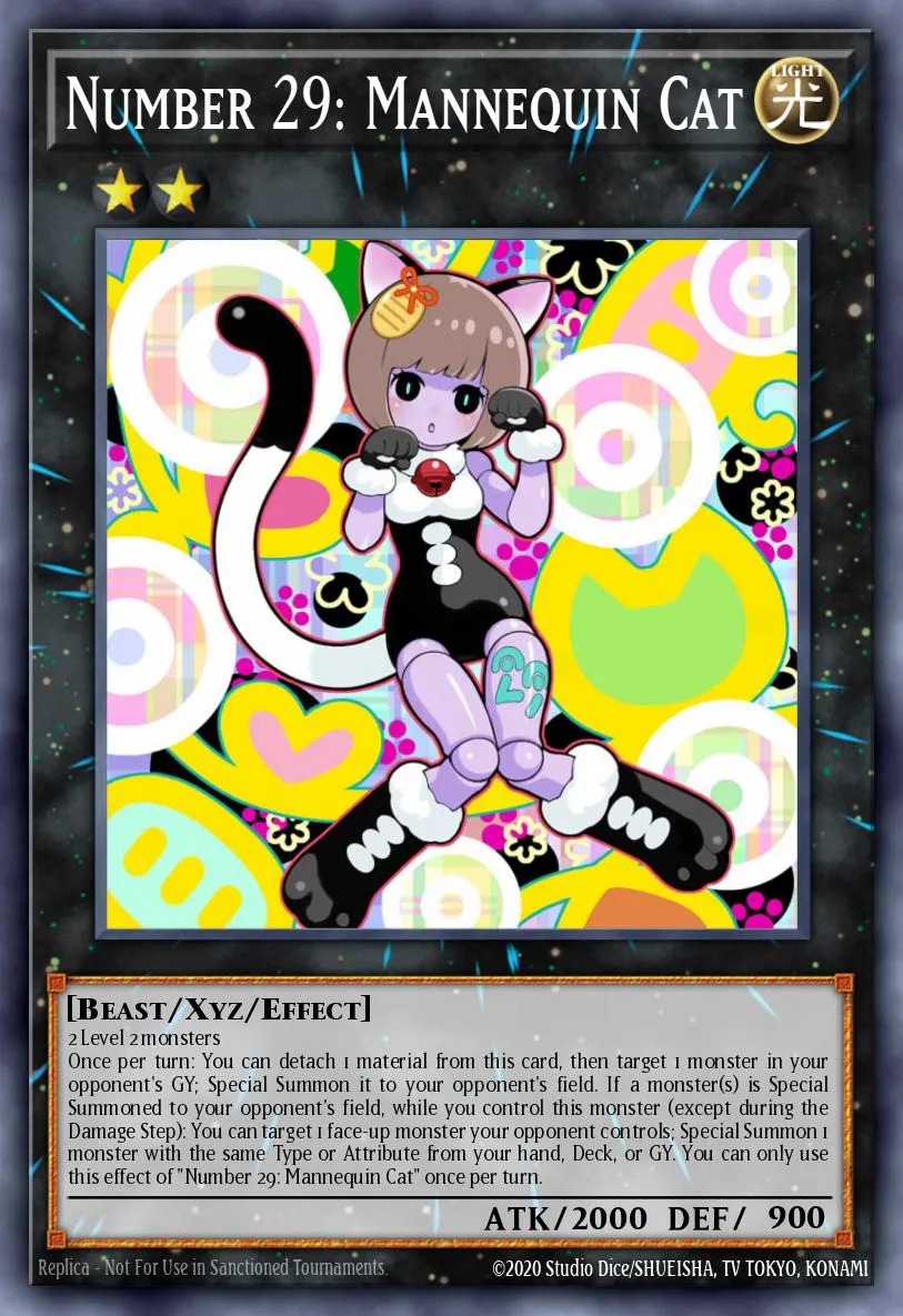 Number 29: Mannequin Cat · Rising Rampage Special Edition 54191698/4
