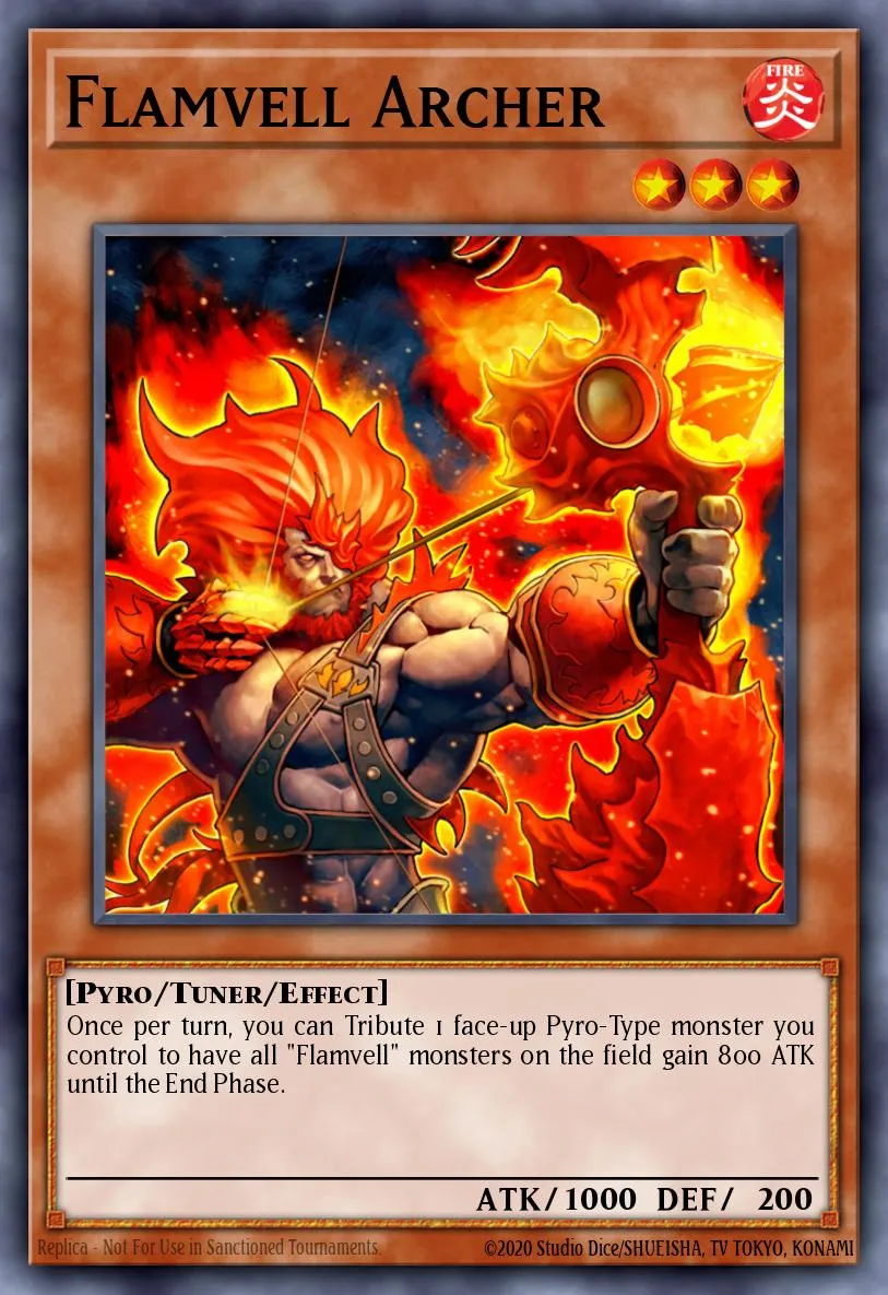 Flamvell Archer · Duel Terminal 1 54326448/100