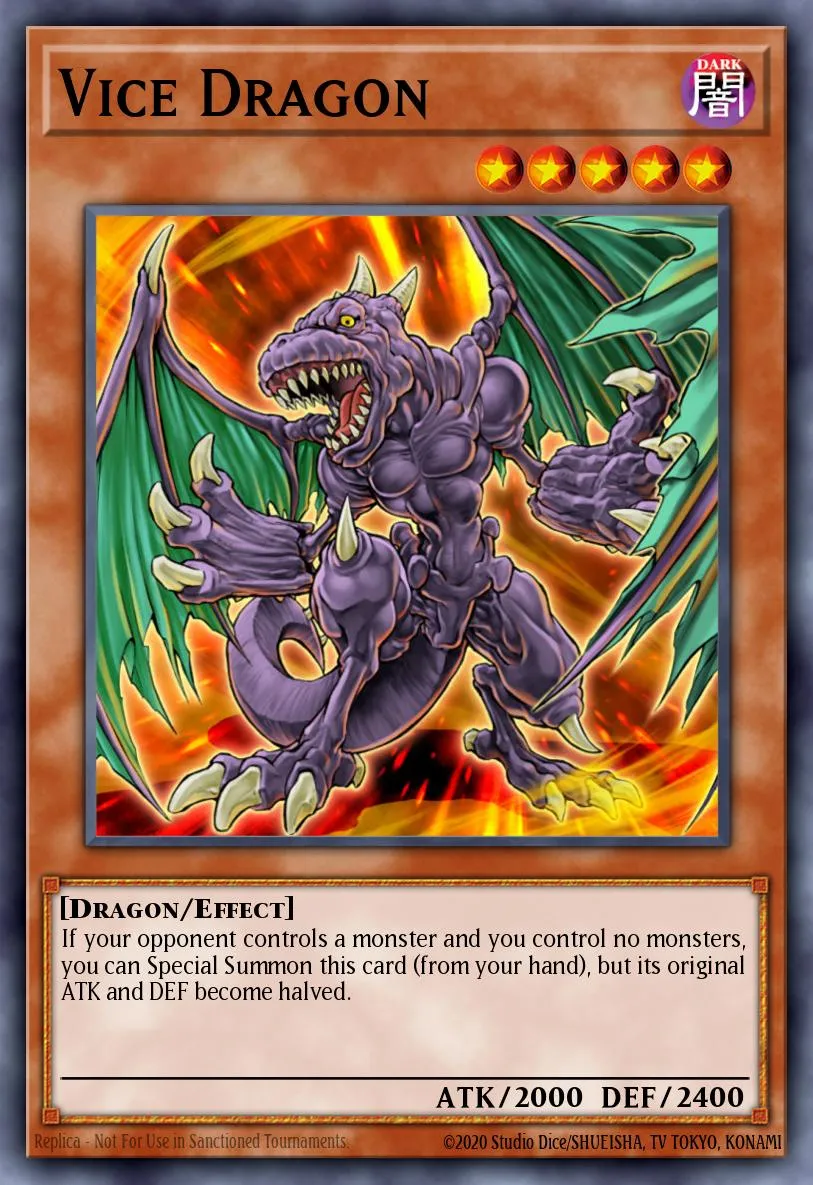 Vice Dragon · Duel Disk - Yusei Version 54343893/1