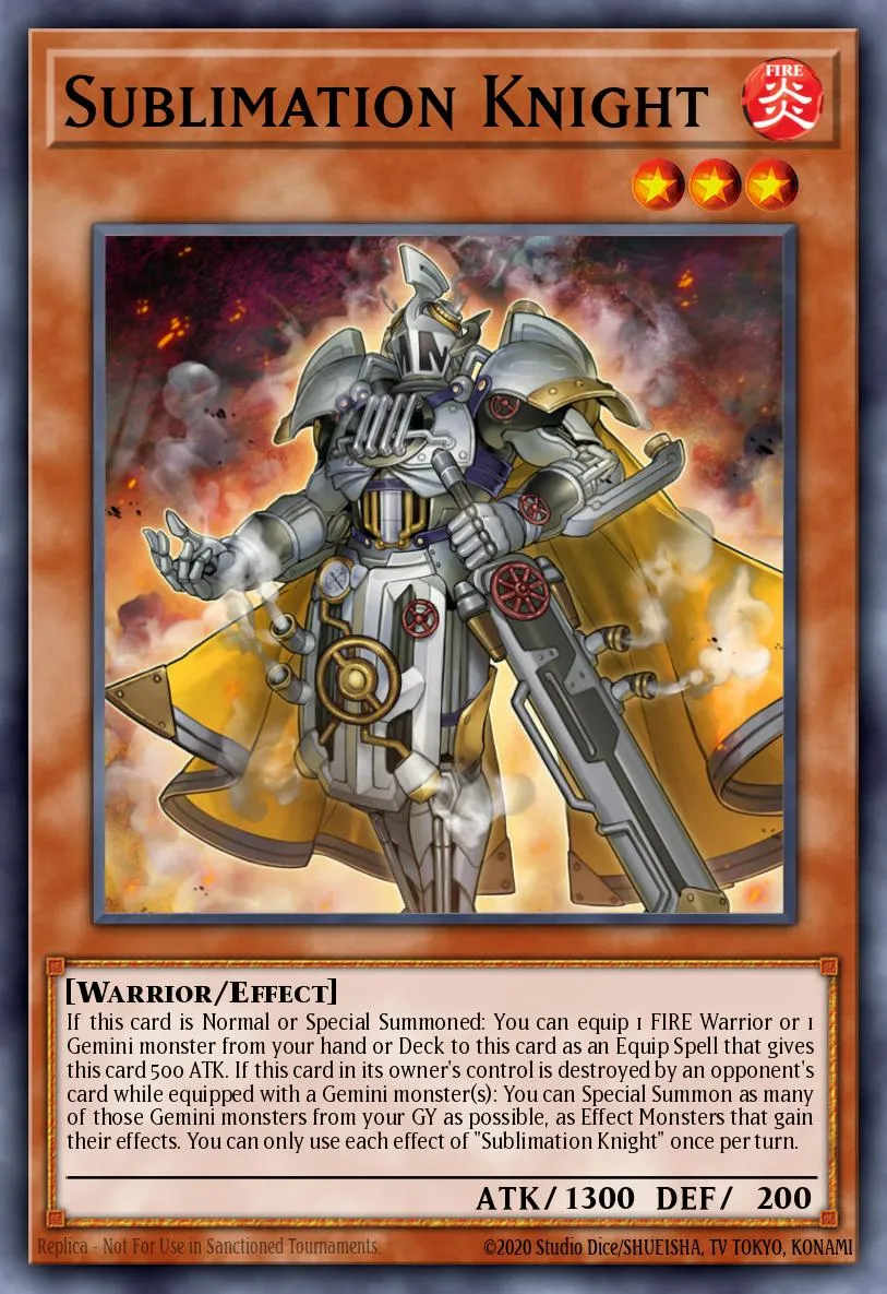 Sublimation Knight · Toon Chaos 54485355/60
