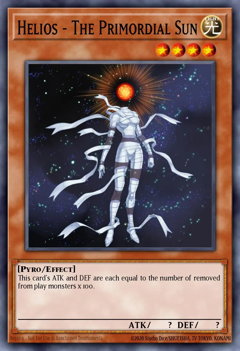 Helios - The Primordial Sun · Yu-Gi-Oh! Ultimate Masters: World Championship Tournament 2006 promotional cards 54493213/3