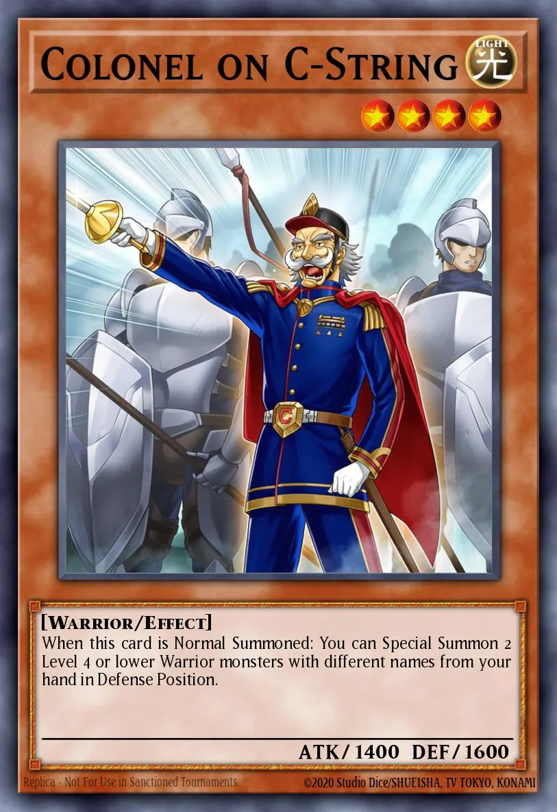 Colonel on C-String · Dimension Force 54656181/101