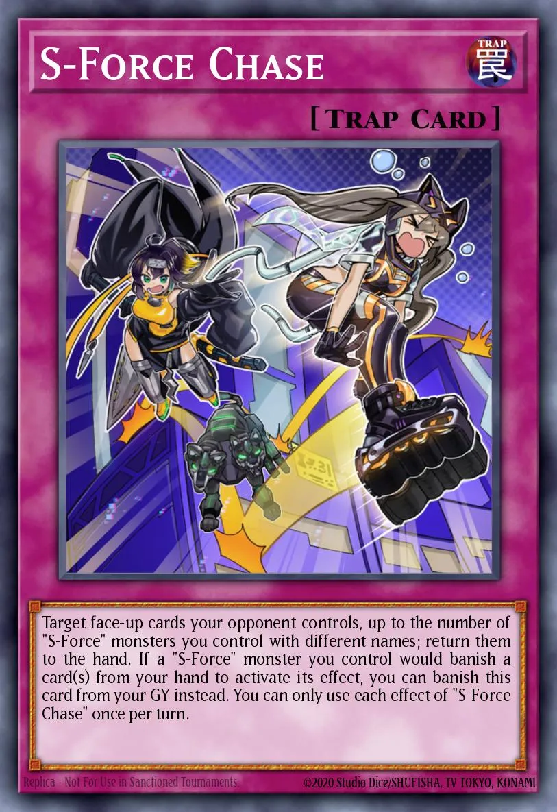S-Force Chase · Lightning Overdrive Premiere! promotional card 55049722/1