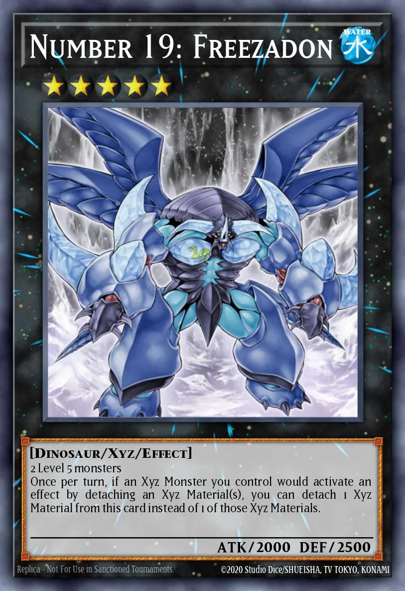 Number 19: Freezadon · Zexal Collection Tin 55067058/24