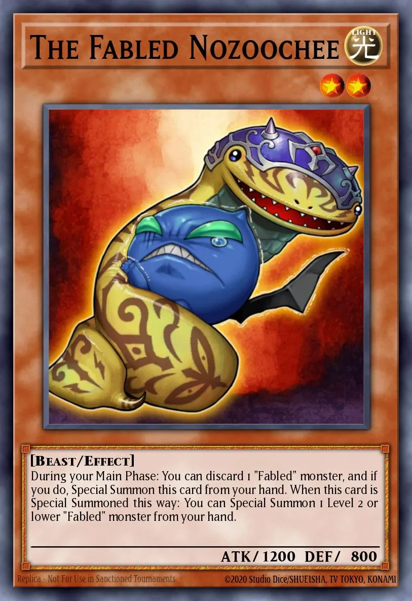 The Fabled Nozoochee · Duel Terminal 4 55277252/100