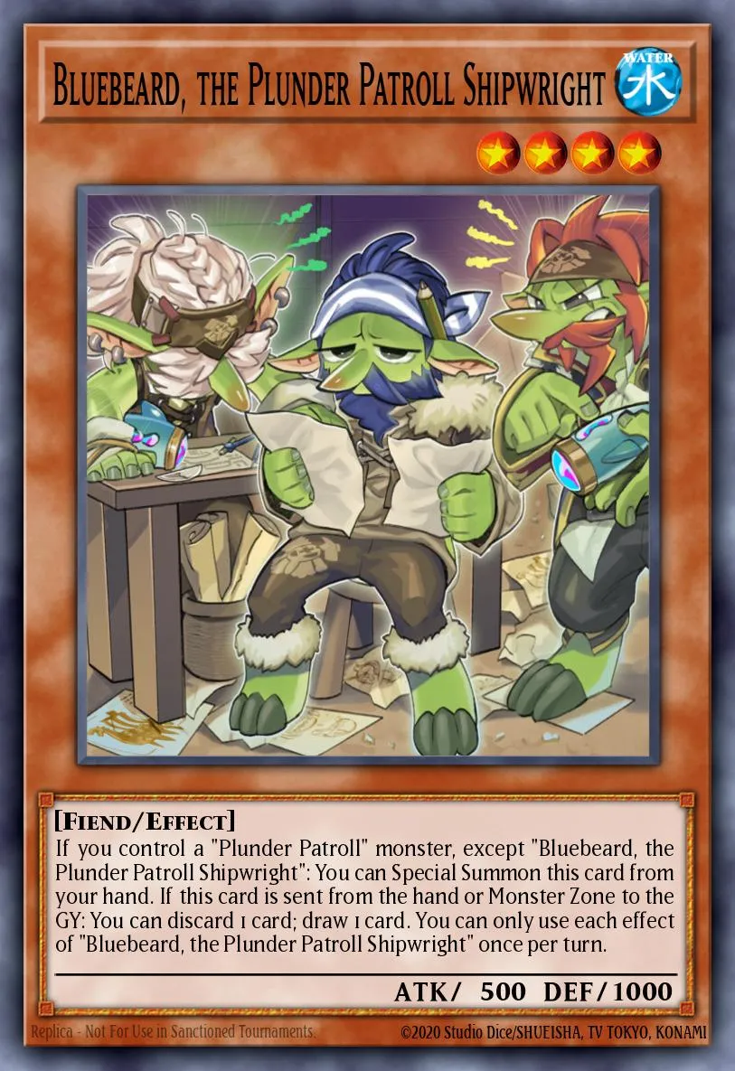 Bluebeard, the Plunder Patroll Shipwright · Eternity Code Premiere! promotional card 55349375/1