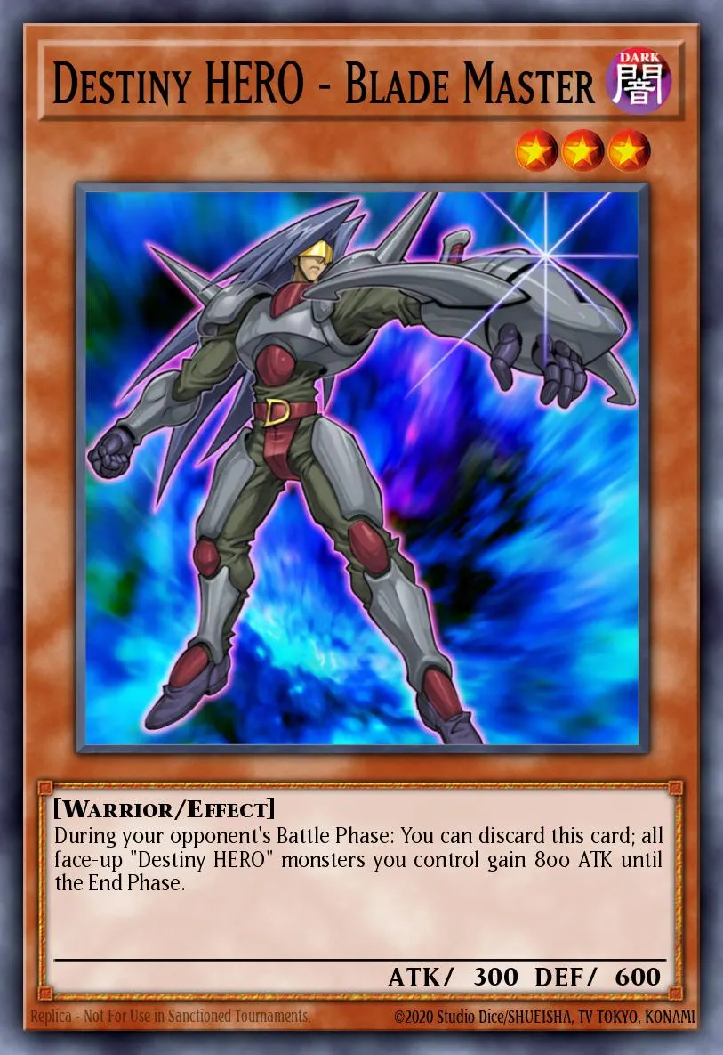 Destiny HERO - Blade Master · Power of the Duelist 55461064/60