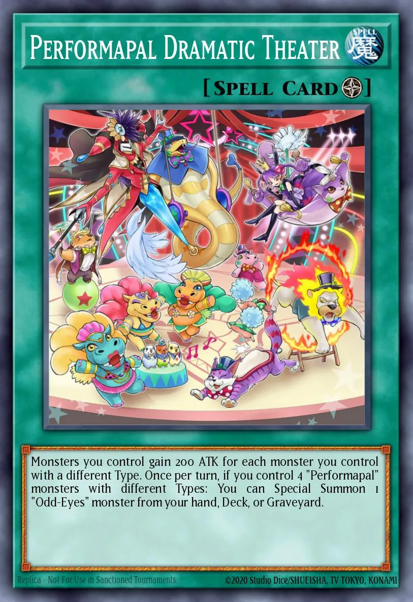 Performapal Dramatic Theater · Starter Deck: Yuya 55553602/43